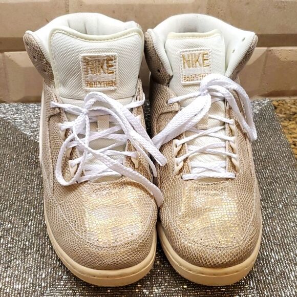 SOLD!! NIKE Air Python PRM "Metallic Gold" - Size 7 1/2 - Picture 2 of 9